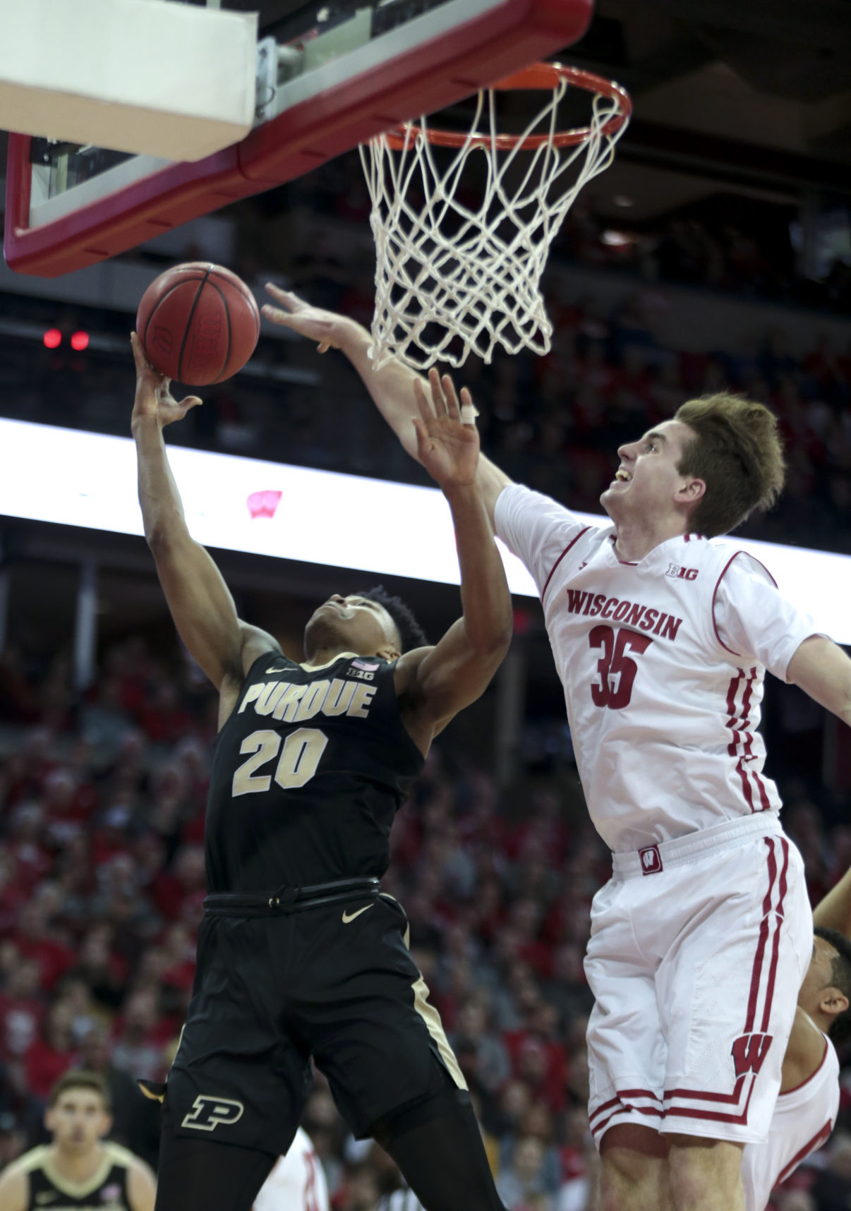 Boilermakers 84, Badgers 80 (OT)
